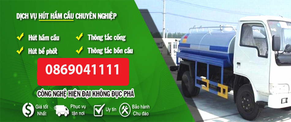 Bảng giá hút bể phốt