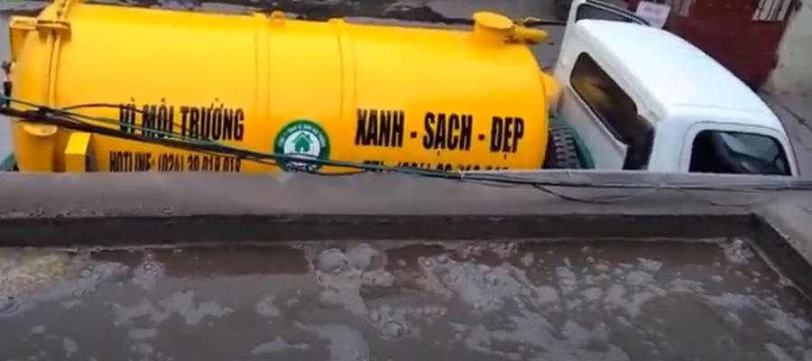 vận chuyển bùn vi sinh