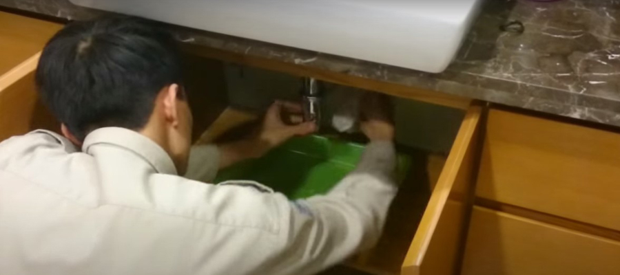 Thông tắc chậu rửa bát tại Long Biên